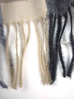 Теплий шарф Blended Cashmere клітина коричневий/теракотовий - Зображення 5