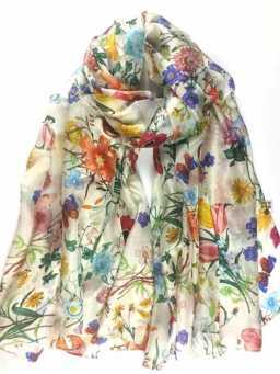 шарф натуральный шелк
