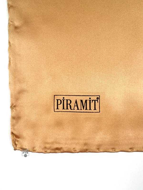 Хустка 90х90 Piramit однотонна золотисто-жовта - Зображення 3