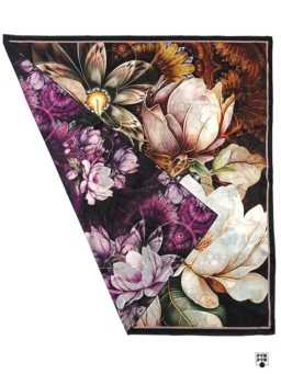 Платок Ashma Art Collection 105х105 двусторонний 100% шелк магнолии