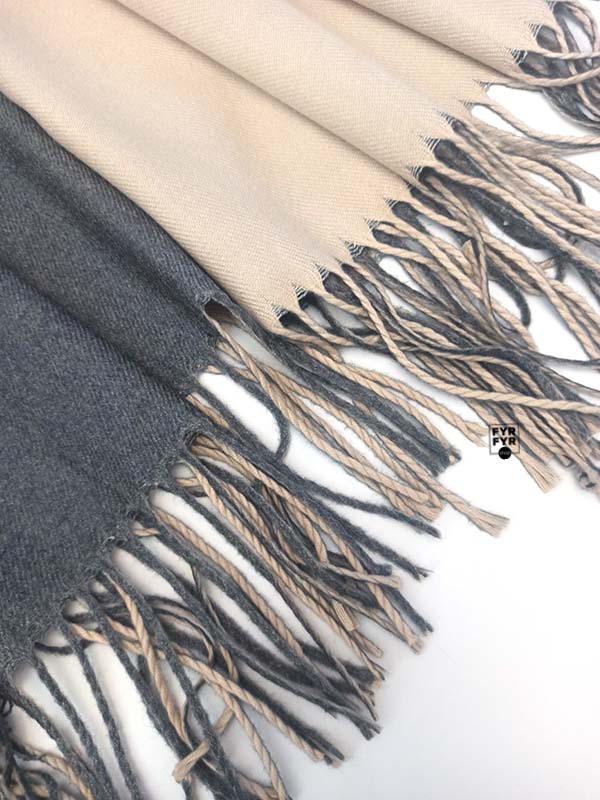 Палантин теплий Cashmere двосторонній