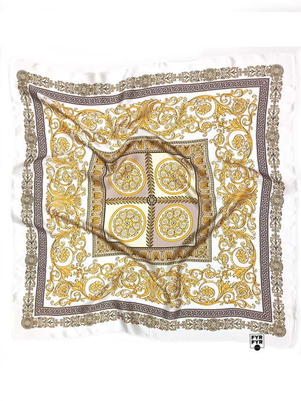 шелковый платок на голову купить
